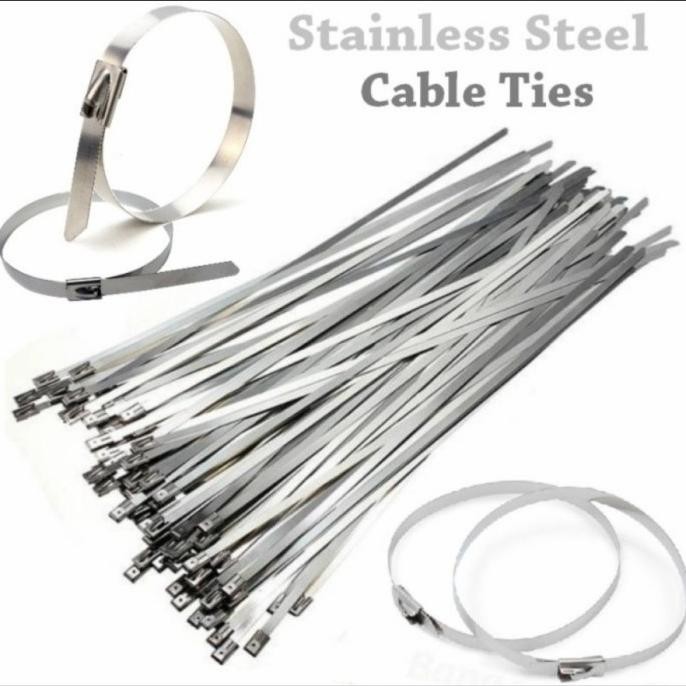 

Cable Ties Stainless Ukuran 4.6 X100 Isi (100 Pcs) Kualitas Premium