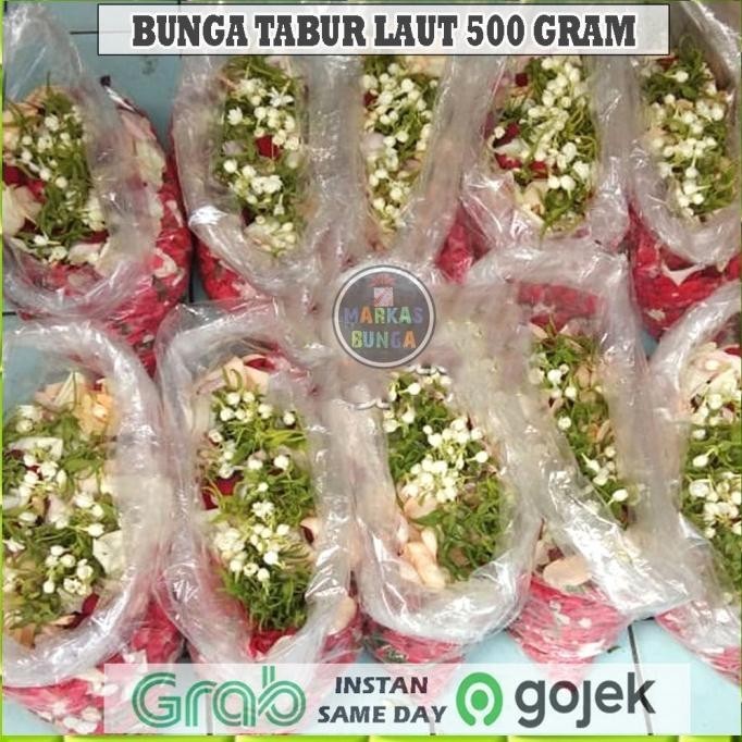 

Terjangkau bunga tabur laut 500 gram tanpa pandan !