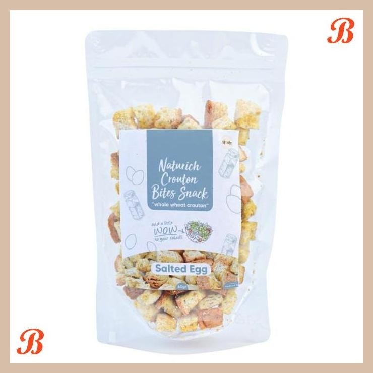 

| HOF | SIMPLY PREMIUM CROUTON BITES SNACK SALTED EGG 60 GR