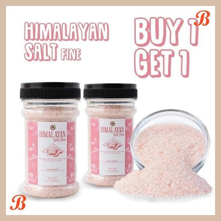 

| HOF | BUY 1 GET 1 HIMALAYAN SALT FINE ( BOTOL ) 150 GR
