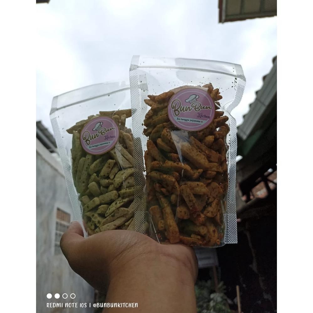 

Basreng Pedas Gurih / Basreng kering Aroma Daun Jeruk 100 Gr