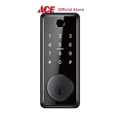 Terlaris Ace - Kris Digital Door Lock Deadbolt Smart Home Door - Hitam