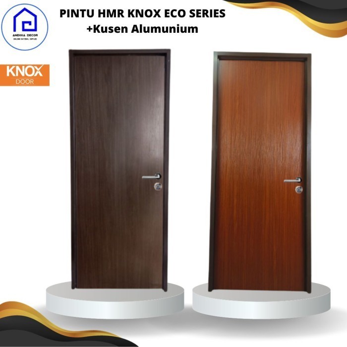 Terlaris Pintu kayu Engineering HMR Knox Eco Series +Kusen Alumunium