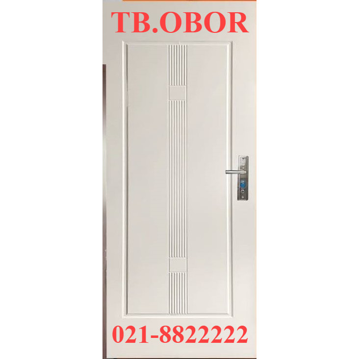 Terlaris Pintu Baja Fortress JBS Metal Door Eco Kamar Utama Rumah Warna Putih