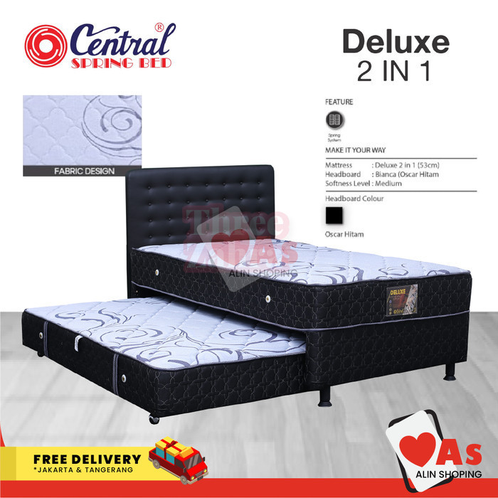 Terlaris RANJANG SORONG/2 IN 1/SPRNGBED ANAK/SPRINGBED CENTRAL/DELUXE