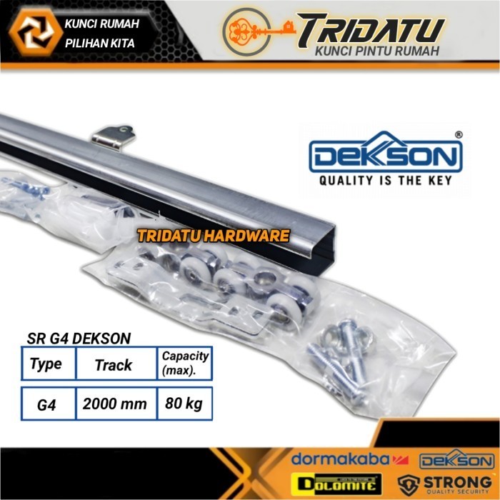 Terlaris Rel Pintu Sliding Dekson SR G4 Original Rel Pintu sliding complete