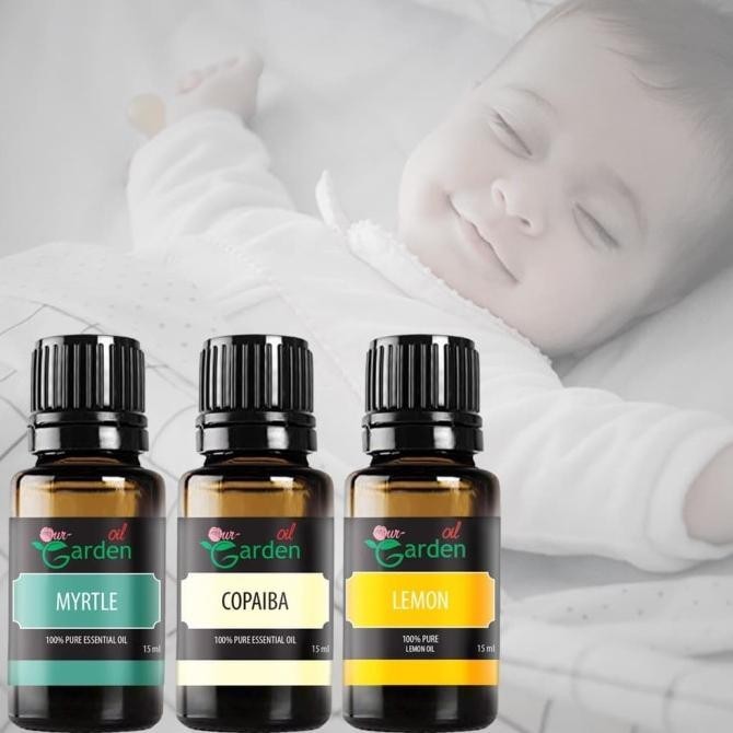 Paket Batuk Pilek Untuk Bayi Essential Oil Our Garden Aroma Terapi