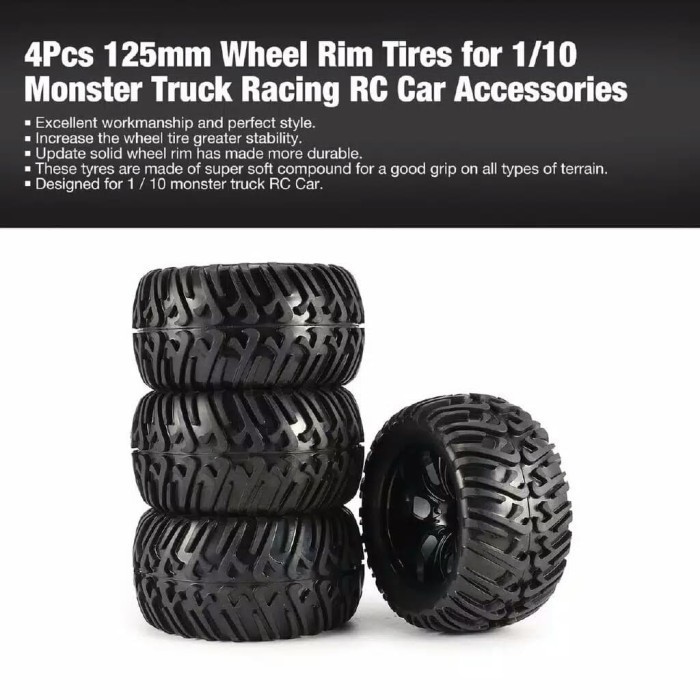 M06 Ban RC Monster truck - Offroad Bigfoot tire