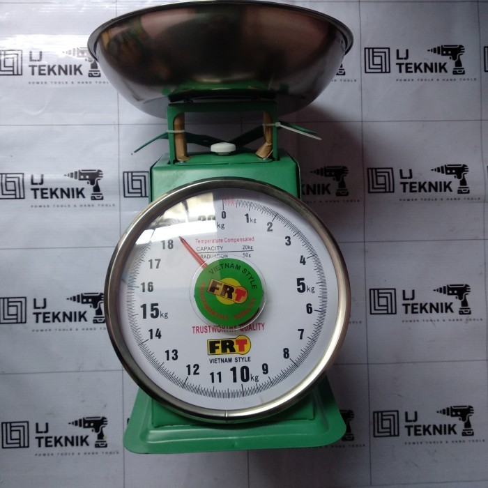 FRT TIMBANGAN DUDUK MANUAL JARUM 20 KG TIMBANGAN MANGKOK ANALOG 20KG