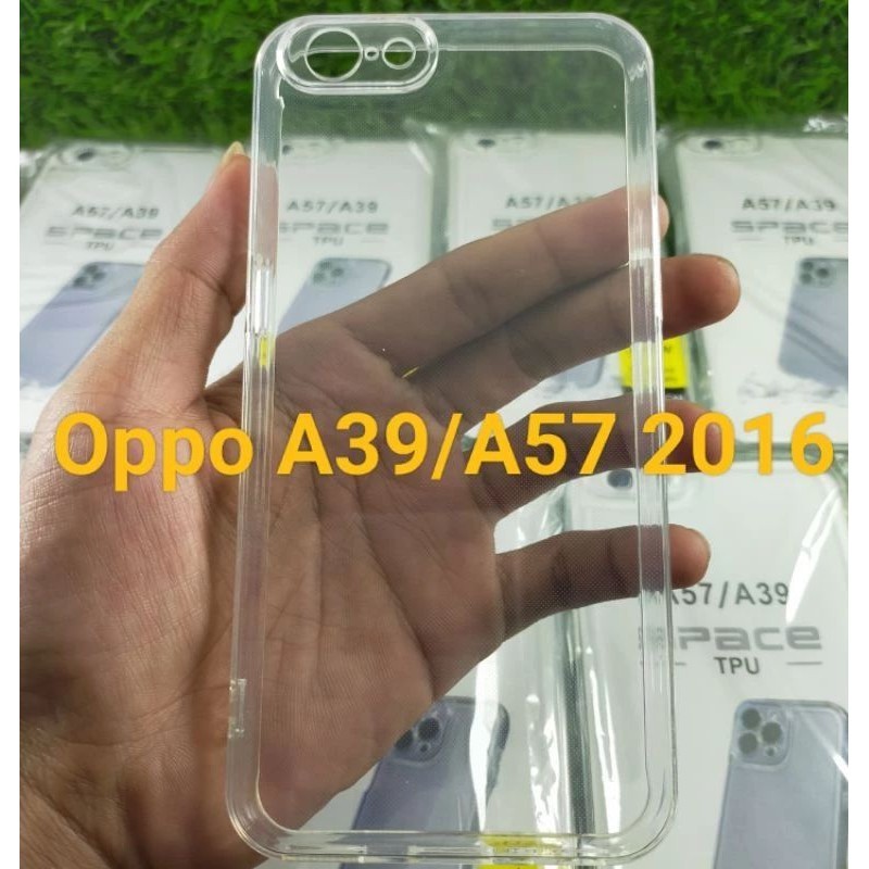 Softcase Slikon Transparan HP Oppo A39 -A57/Casing Bening Clear Transparan