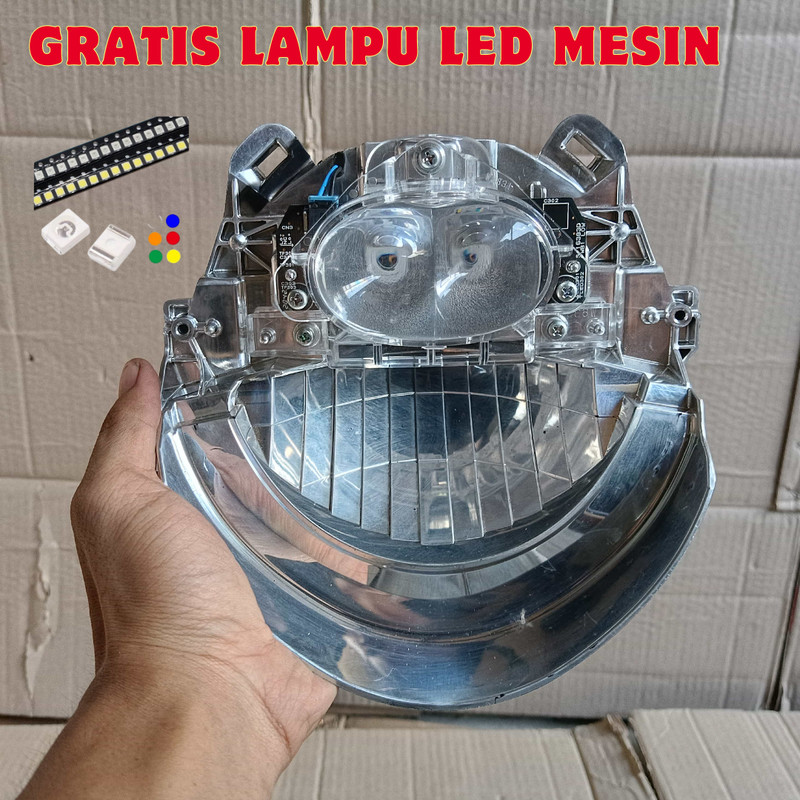 Headlamp Reflektor PCB Motor Scoopy New 2021/2023 / Lampu Led Scoopy Original Sepedamotor