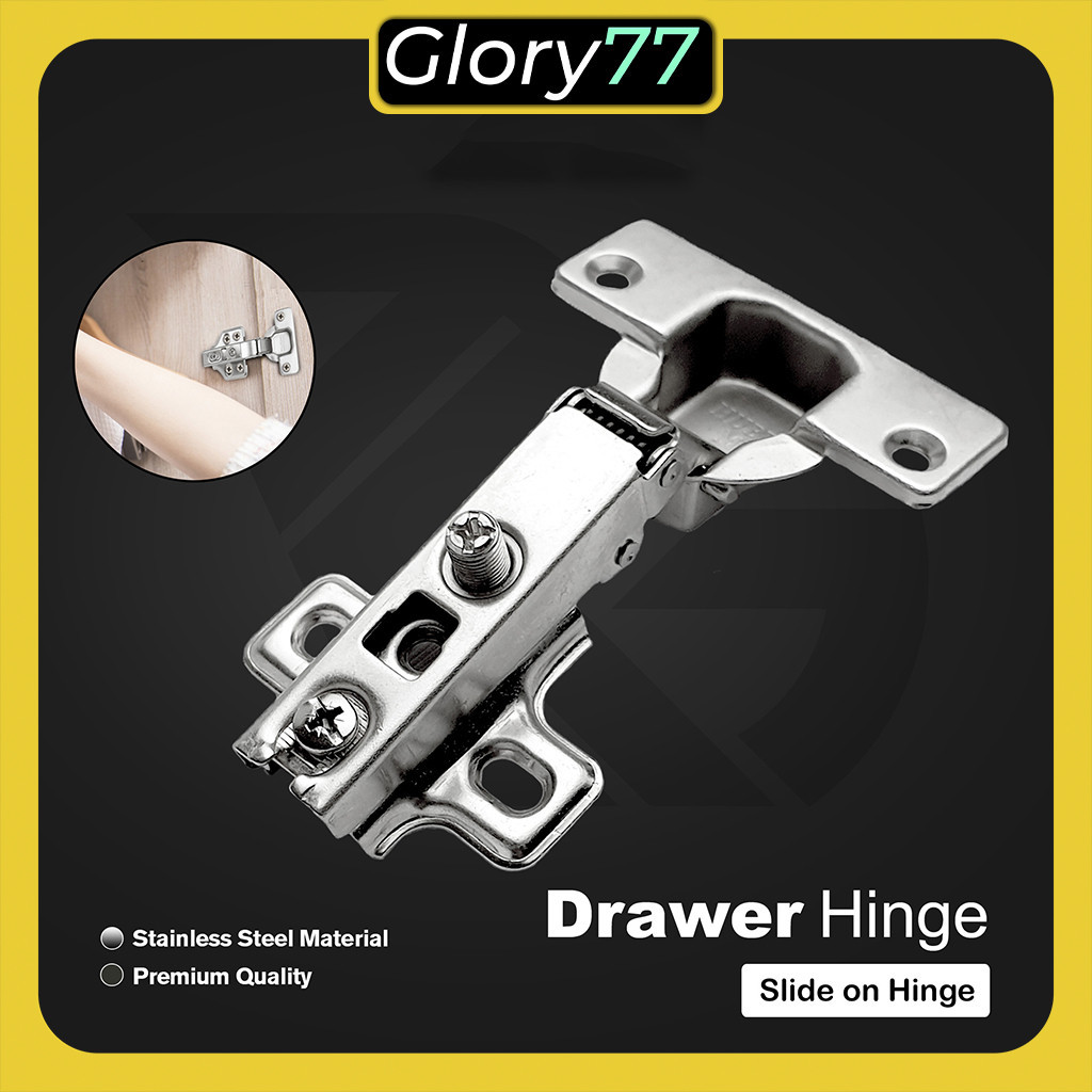 Engsel Lemari HUBEN l Engsel Sendok Lurus Hidrolik GR979