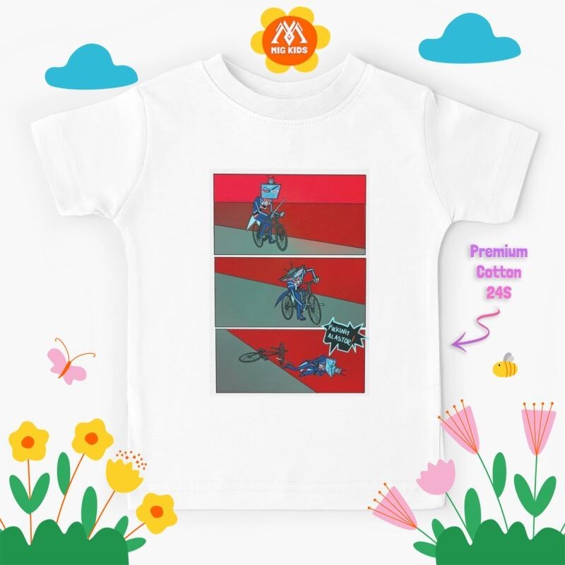 Baju Kaos Anak Alastor Hazbin Hotel,Vox Hazbin Hotel 131