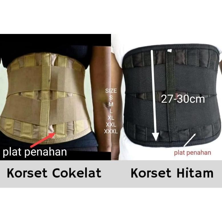 Murah Korset lumbar / penyangga tulang belakang /korset pinggang / korset HNP / korset lumbar laris