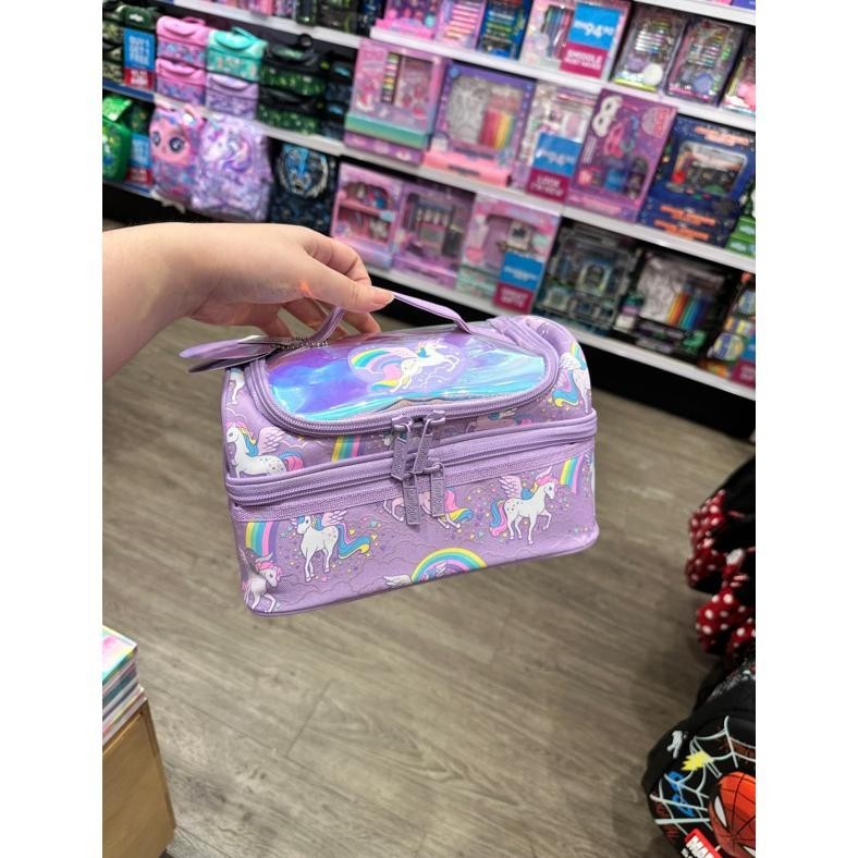 Best Seller [READY STOCK] SMIGGLE SALE DOUBLE DECKER LUNCH BOX BEYOND UNICORN PURPLE laris
