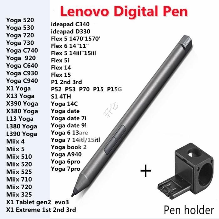 PRESURE ORIGINAL LENOVO STYLUS DIGITAL PEN FOR YOGA DUET 3I 7I & FLEX