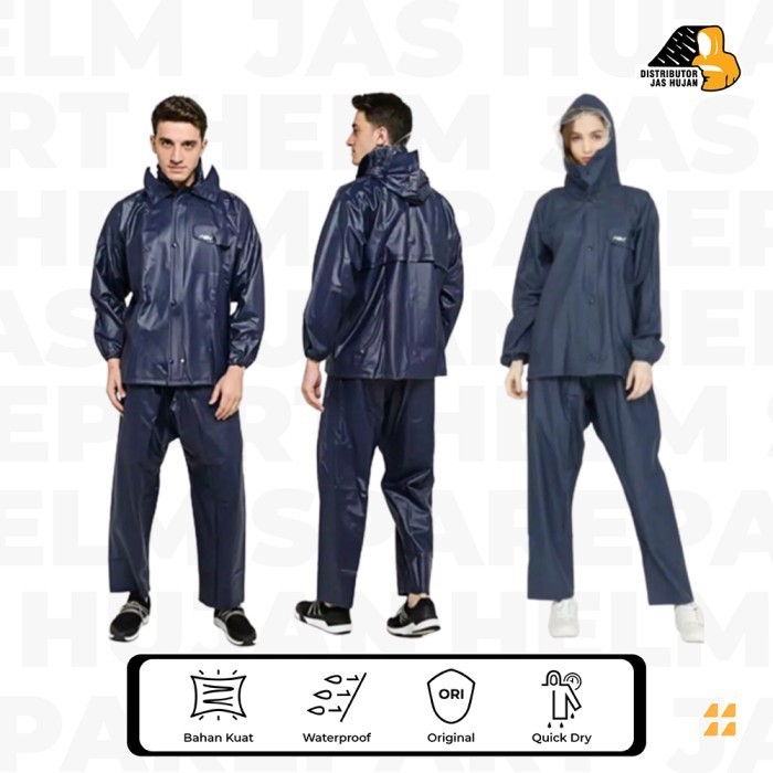 Jas Hujan Axio Karet Original