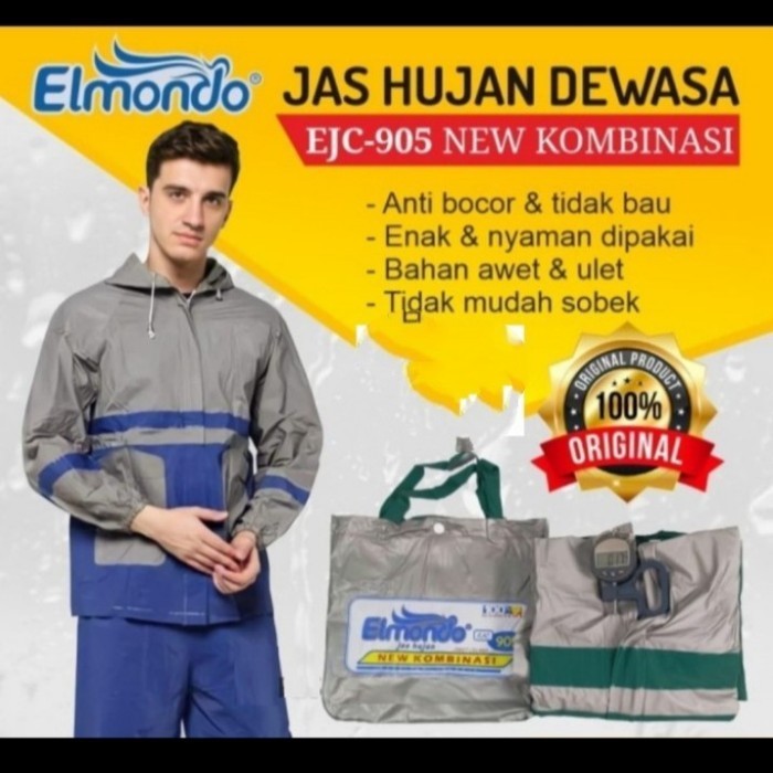 Jas Hujan Setelan Dewasa Elmondo