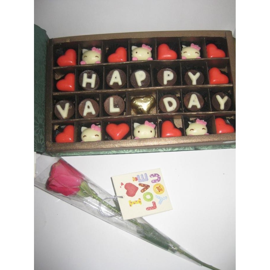 

Coklat Valentine "HAPPY VAL DAY" LM