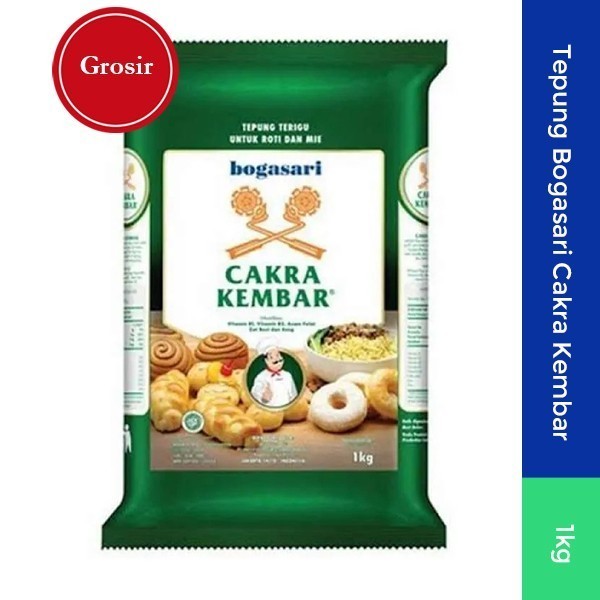 

Bettifer Tepung Bogasari Cakra Kembar 1 Karton Grosir