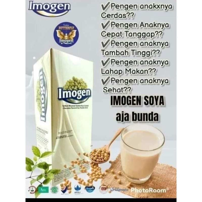 IMOGEN SOYA UNTUK MENAMBAH BB, DAN KECERDASAN OTAK ANAK