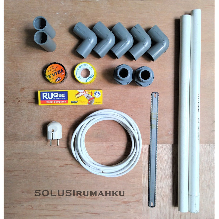 SET PAKET Ganti Pompa Air Reparasi Pompa 125 & 200 Watt SHIMIZU SANYO