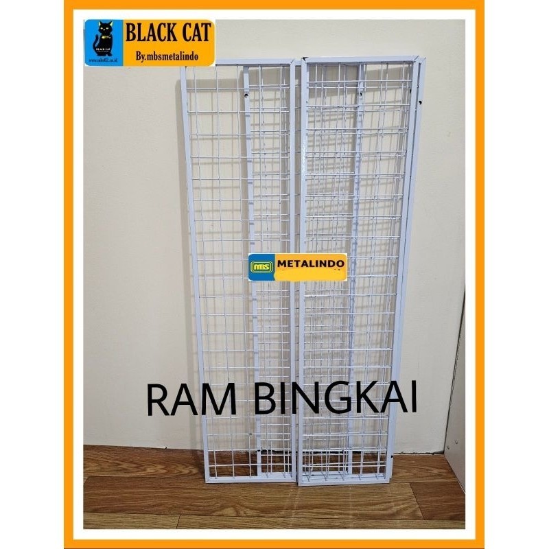 Jaring Ram Bingkai Besi Kawat Ram Tebal Kawat Display