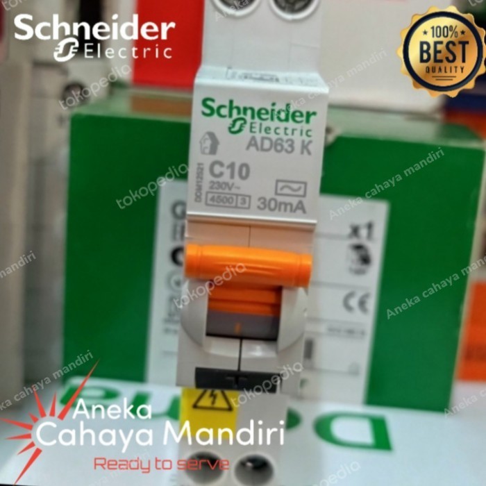 RCCB ELCB RCBO SLIM DOMAE 6-10-16-20A SCHNEIDER