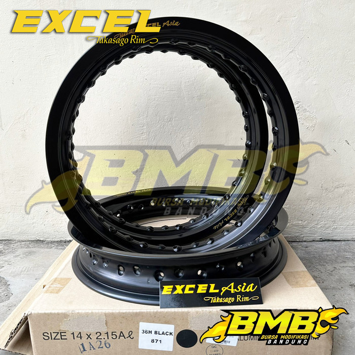 VELG TK TAKASAGO EXCEL ASIA RING 14 160 14 185 14 215 HOLE 36 BLACK