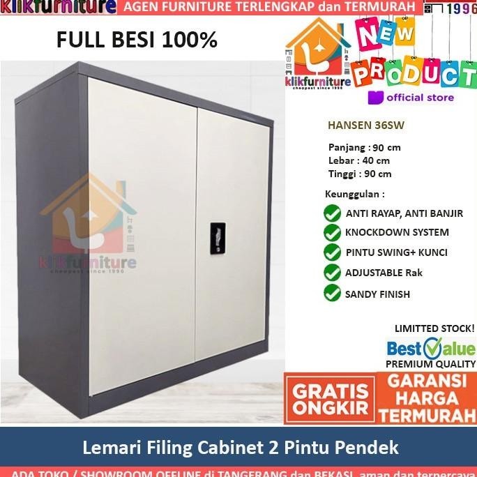 

Terbaik Lemari Arsip Pendek Filing Cabinet Besi Pendek Hansen 36Sw Terbaik