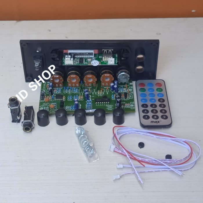 Panel Speaker Active+Tone Control Subwoofer+Kit Modul Mp3 Bluetooth
