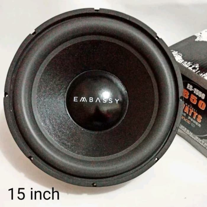 Speaker Subwoofer Embassy 15 Inch Double Magnet Dan Double Coil