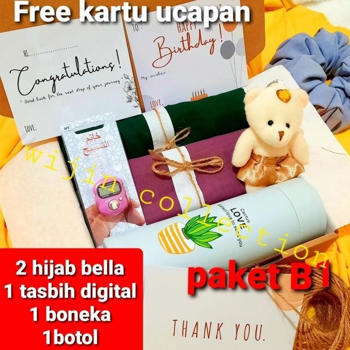 

Gift Box Hijab/Hampers Hijab/Ulang Tahun/Congrast/Annivesary