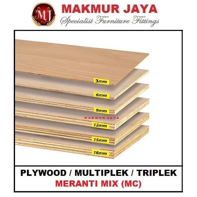 Meranti Mc 12Mm Super Triplek / Plywood / Multiplek