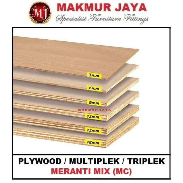 Triplek / Plywood / Multiplek Meranti Mc 15Mm Super