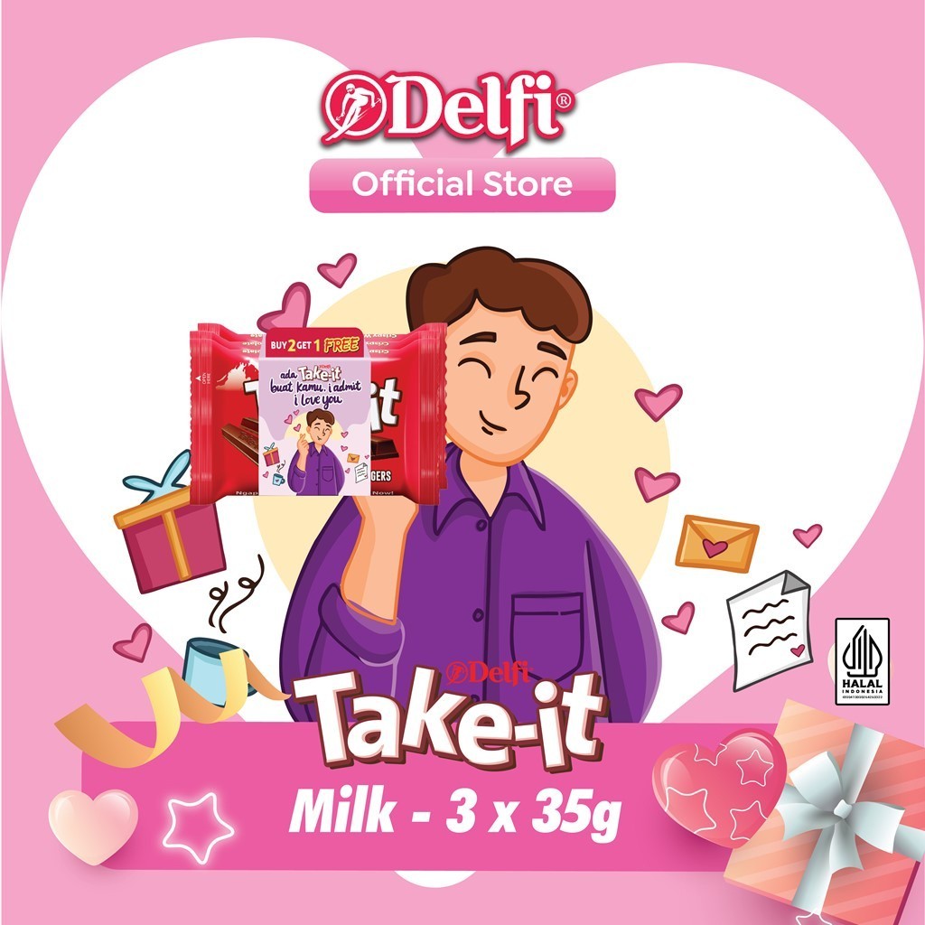 

PIN [SPECIAL VALENTINE] DELFI TAKE-IT BUY 2 GET 1 FREE FQS