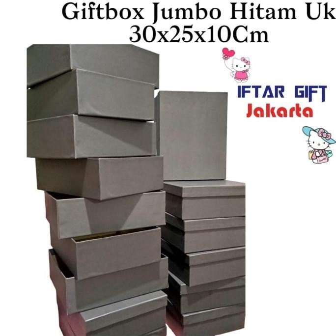 

Gift Box/Kotak Kado Hitam Uk 30X25X10Cm Kotak Hadiah/Hardbox/ Hampers