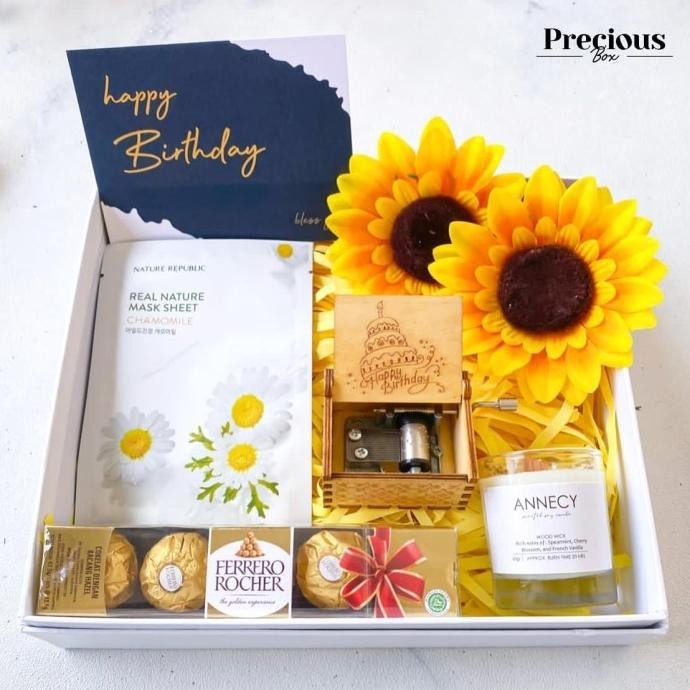 

Birthday Yellow Box | Hadiah Ultah | Kado Cewek | Hampers Premium