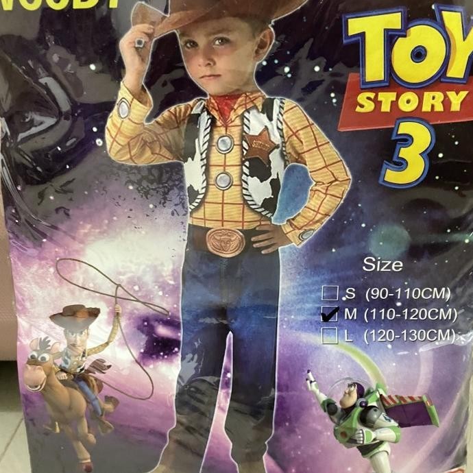 Sale Now Kostum Anak Toy Story| Woody Toy Story Cowboy Costume Halloween Terbaik
