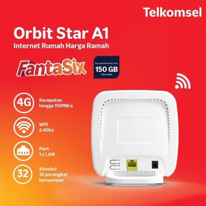 BARANG TERLARIS [PROMO] MODEM WIFI TELKOMSEL ORBIT STAR A1 ADVAN A10 FREE 150GB 6BULAN