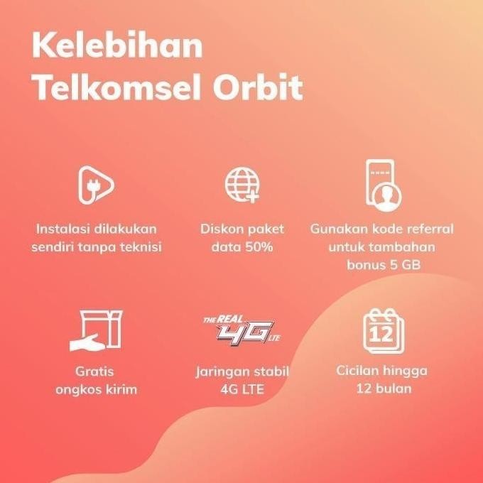 BARANG TERLARIS Modem Mifi HKM Orbit Pro 281Telkomsel WiFi 4G telkomsel