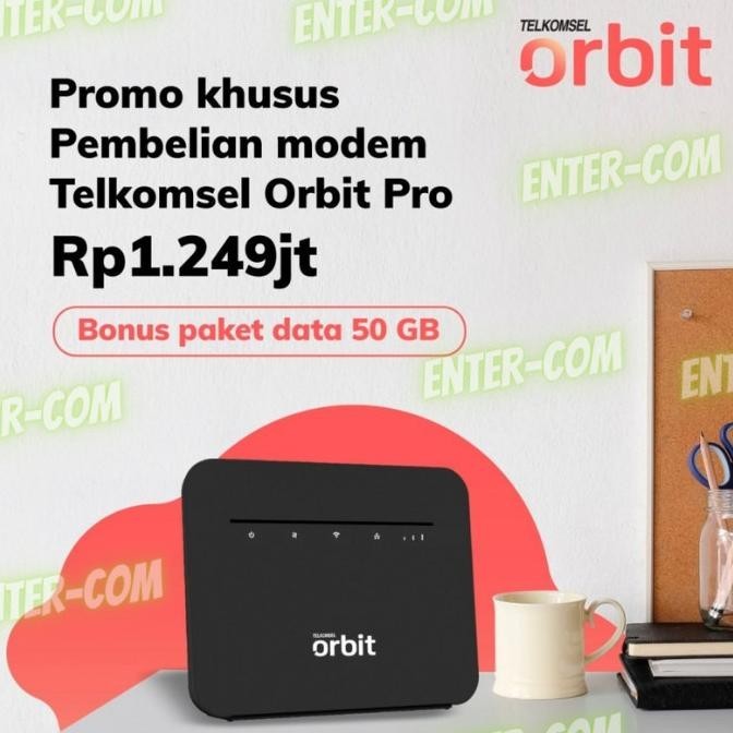 BARANG TERLARIS MODEM TELKOMSEL ORBIT PRO WIFI 4G - HIGH SPEED