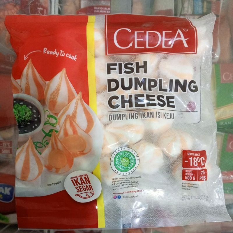 

Cedea Dumpling Chesee / Bakso Ikan Isi Keju / Olahan Ikan / Seafood 500g