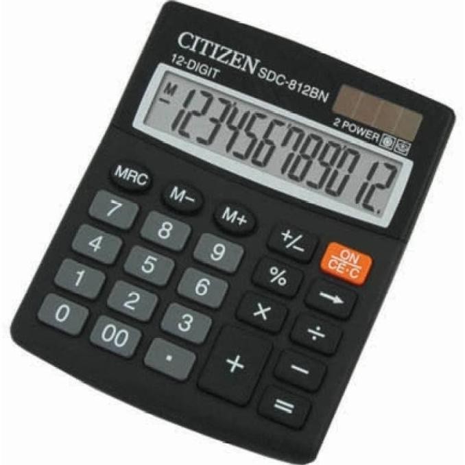 

Kekinian Kalkulator Citizen type CT812-BN - Calculator Citizen 12 Digit - CT 812 BN ~