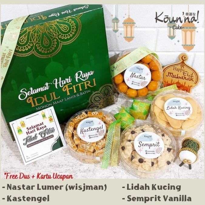 

Paket Hampers Lebaran/Parcel Kue Kering Idul Fitri/Natal/Imlek Isi 4 Terbaik