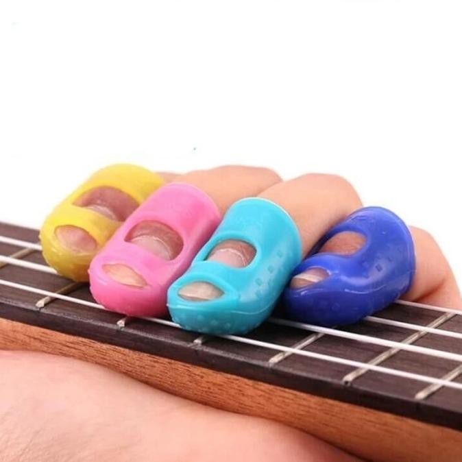 Berkualitas Pelindung Jari gitar silikon cover jari / FINGER GUITAR PROTECTOR 
