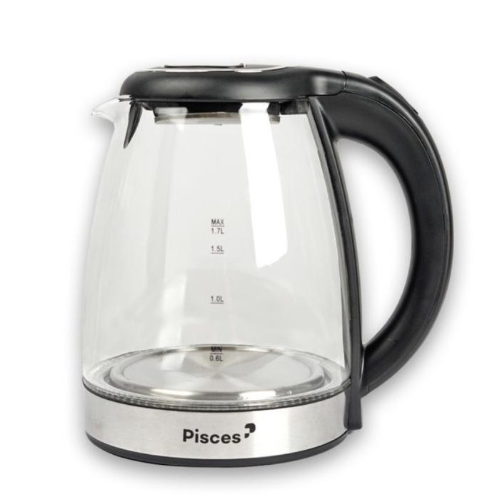 [ Pisces ] Ketel / Kettel / Teko Listrik Pk-171 Gs Low Watt 1.7 Liter Pengiriman Cepat