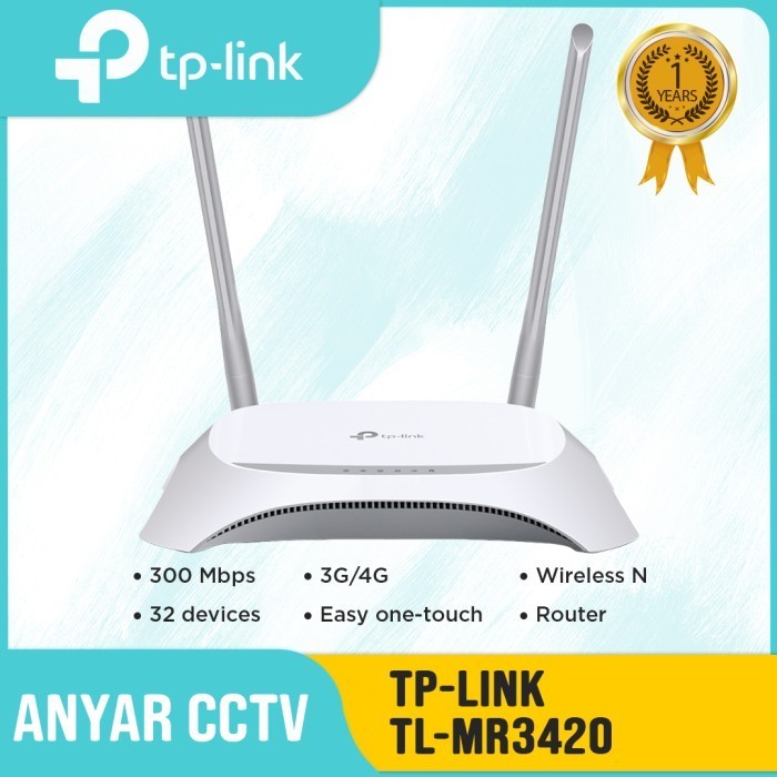 TPLINK TL-MR 3420 MR3420 3G/4G Wireless N Router TP Link 3420 Modem