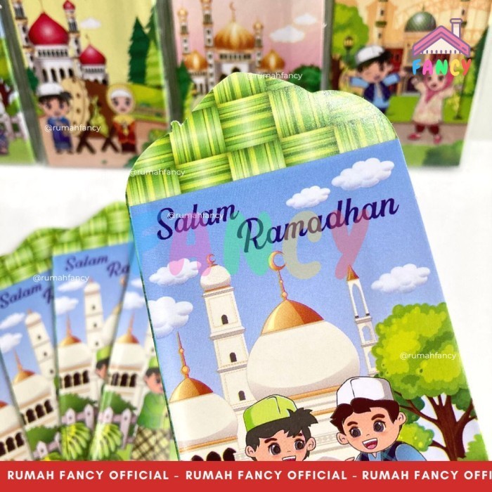 

Angpao Amplop Lebaran Kecil Pendek Premium Seri Kartun Lucu / Ramadhan 091