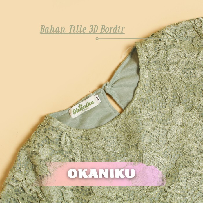 Baju Kebaya Anak Perempuan ern Brokat Rok Duyung Wisuda Sd Smp